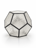 Geometrische Buitenlamp met Gestructureerde Glaspanelen