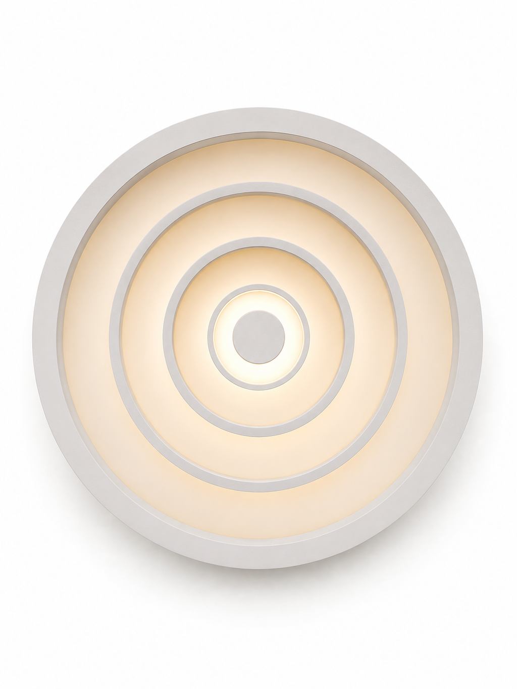 Ronde Buiten Wandlamp met Gelaagd Cirkelontwerp