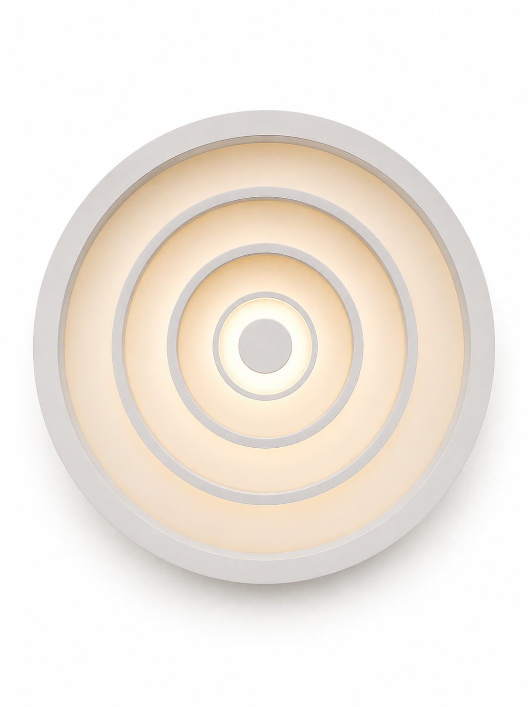 Ronde Buiten Wandlamp met Gelaagd Cirkelontwerp