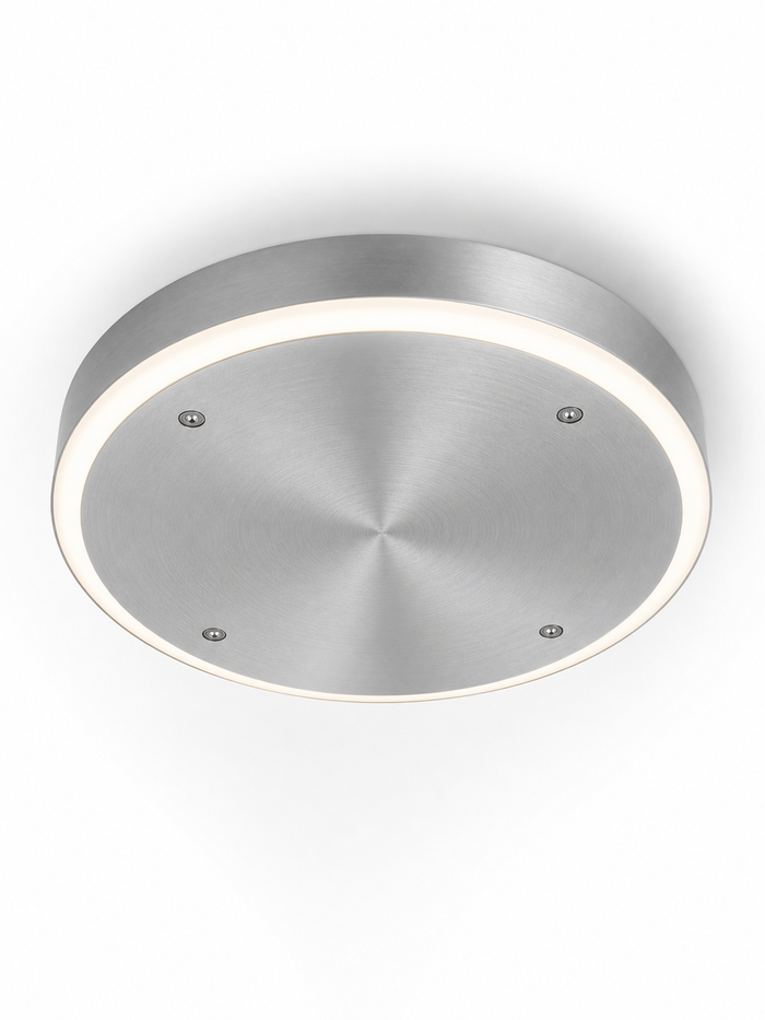 Ronde Buiten Plafondlamp met Geïntegreerde Lichtcirkel