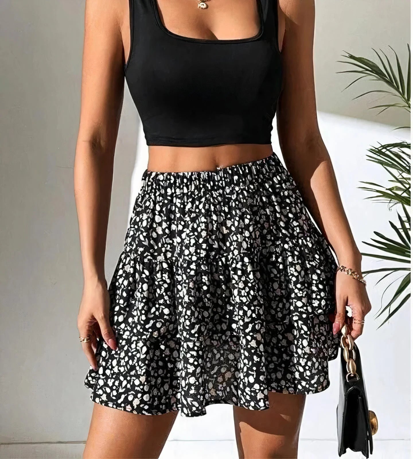 Casual Boho Mini Rok (Dames)