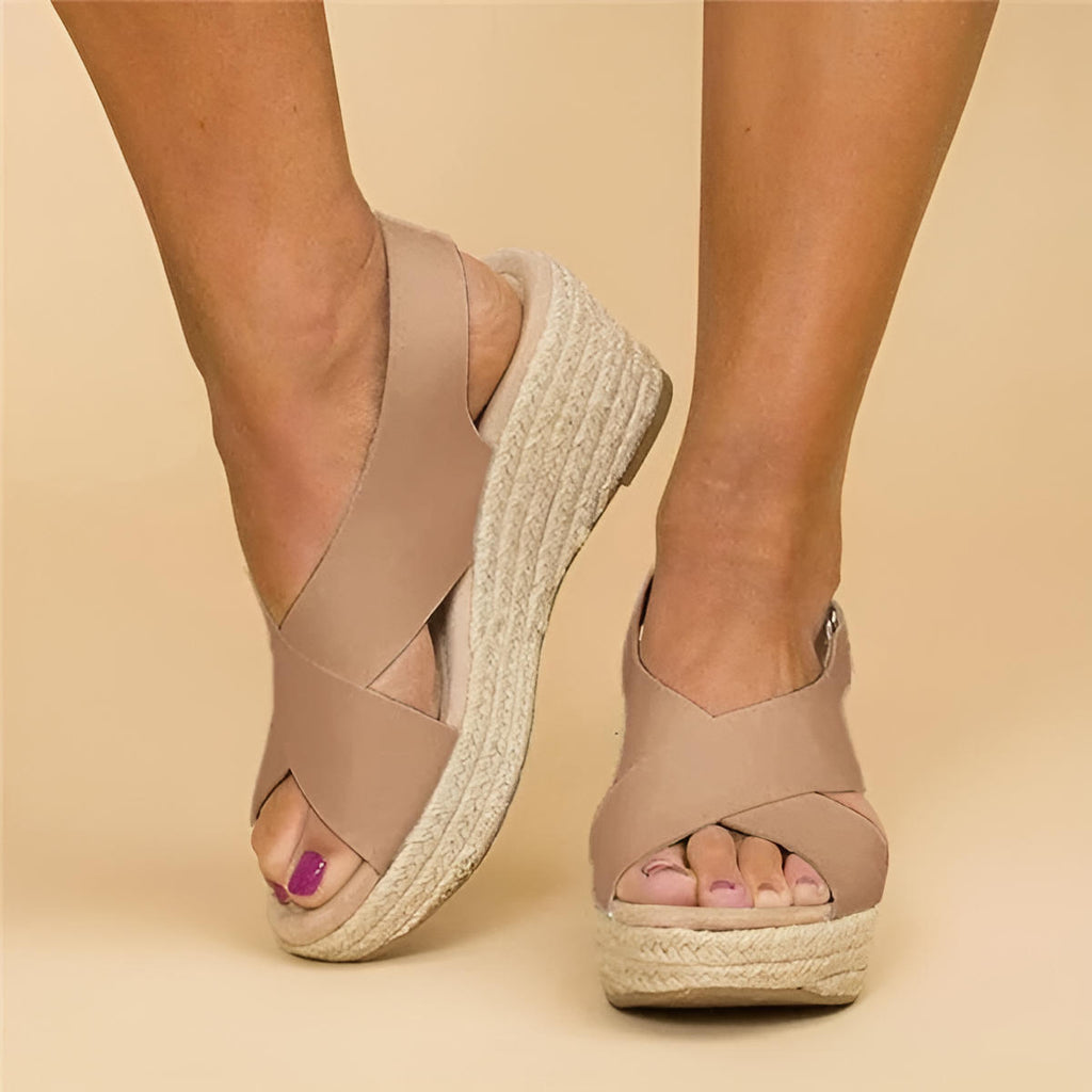 Comfortabele Orthopedische Espadrilles Met Sleehak (Dames)