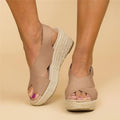 Comfortabele Orthopedische Espadrilles Met Sleehak (Dames)