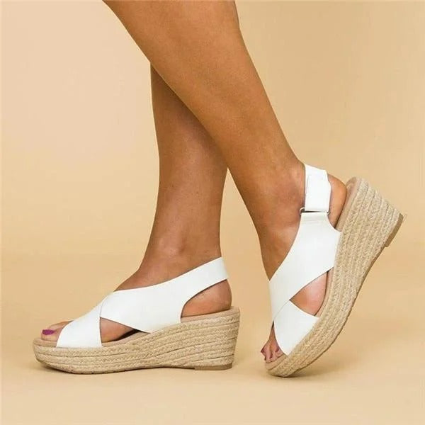 Comfortabele Orthopedische Espadrilles Met Sleehak (Dames)