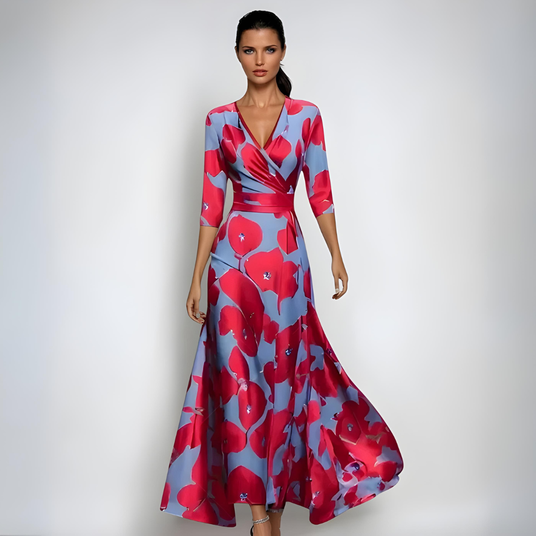 Elegante en Flatterende Bloemenjurk