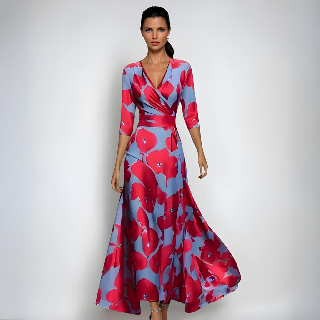 Elegante en Flatterende Bloemenjurk