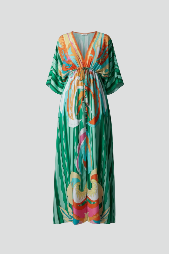 Elegante Maxi Jurk Zomer met V-hals (Dames)