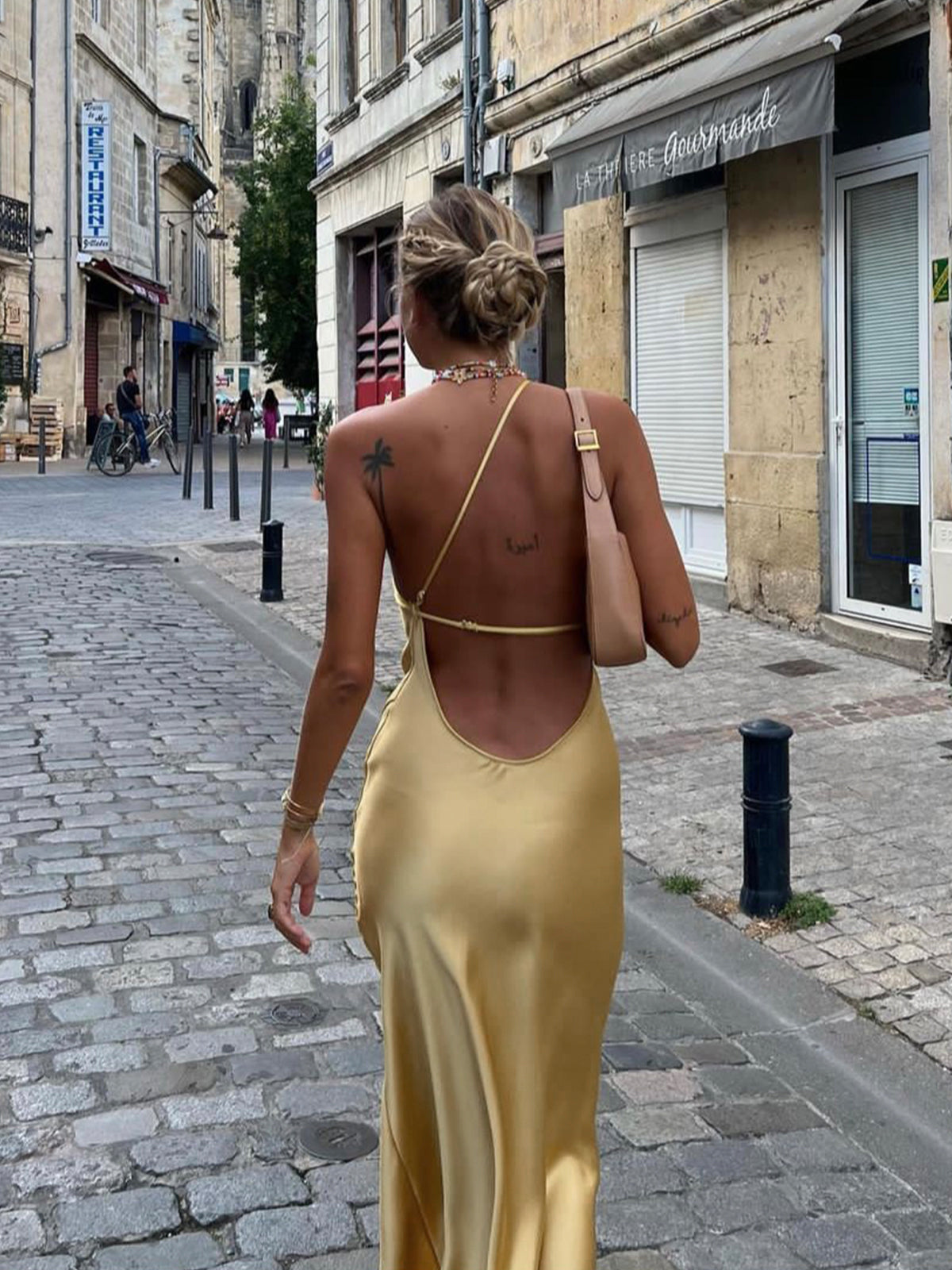 Elegante Slipdress met Split