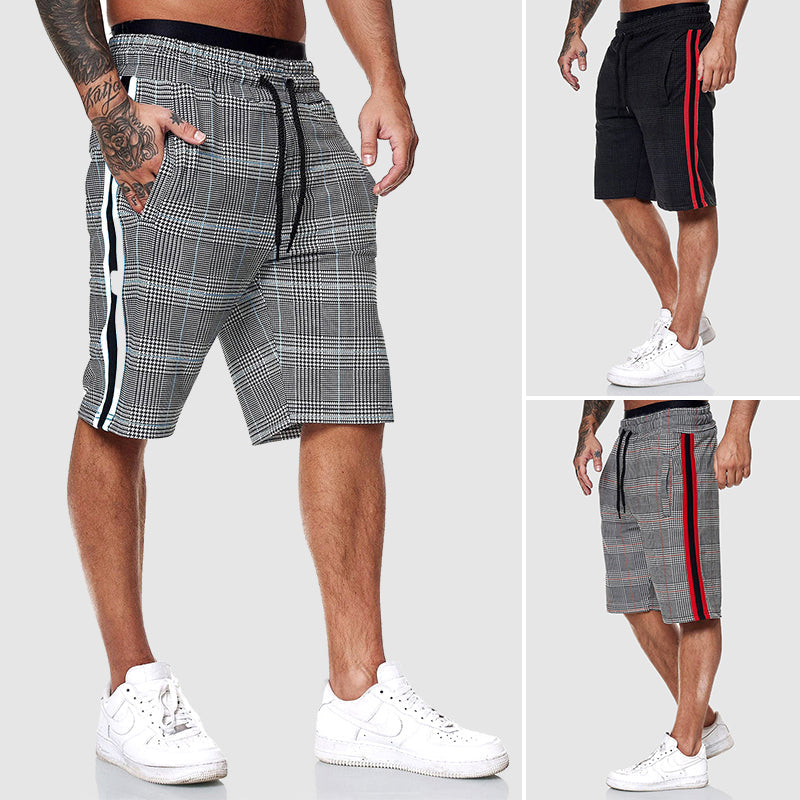 Korte Broek Polyester Geruit (Heren)