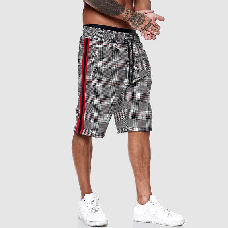 Korte Broek Polyester Geruit (Heren)