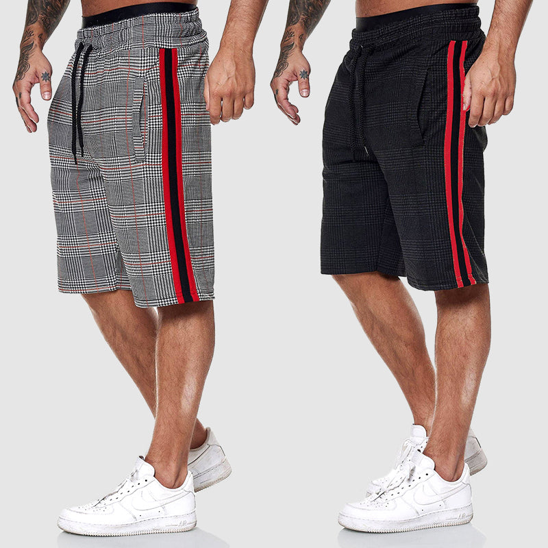 Korte Broek Polyester Geruit (Heren)