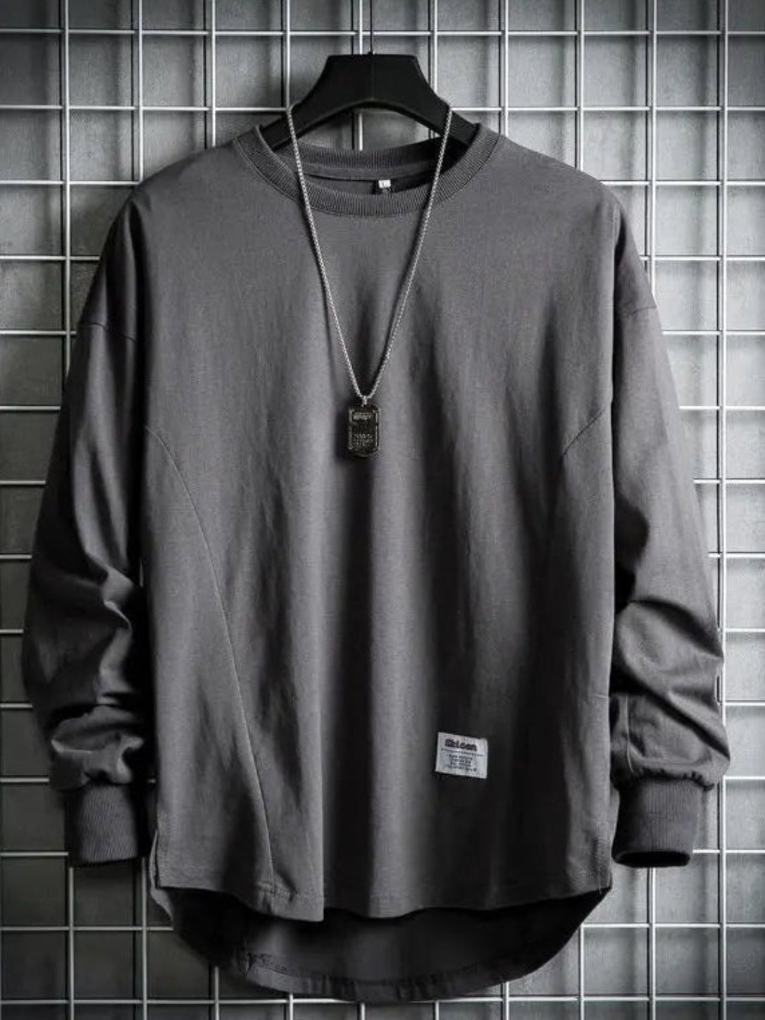 Oversized Katoenen Trui (Heren)