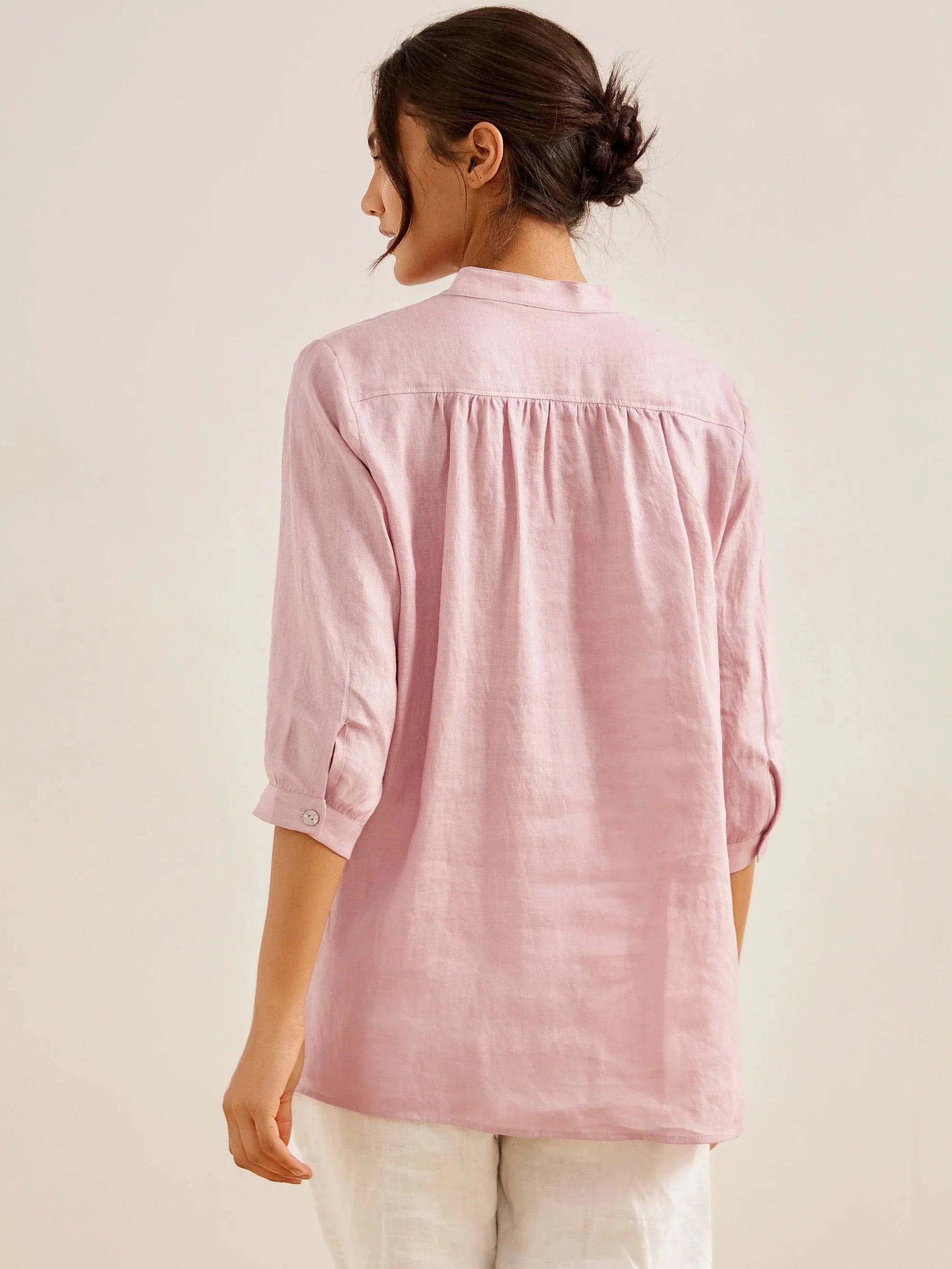 Linnen Blouse Relaxed Fit (Dames)