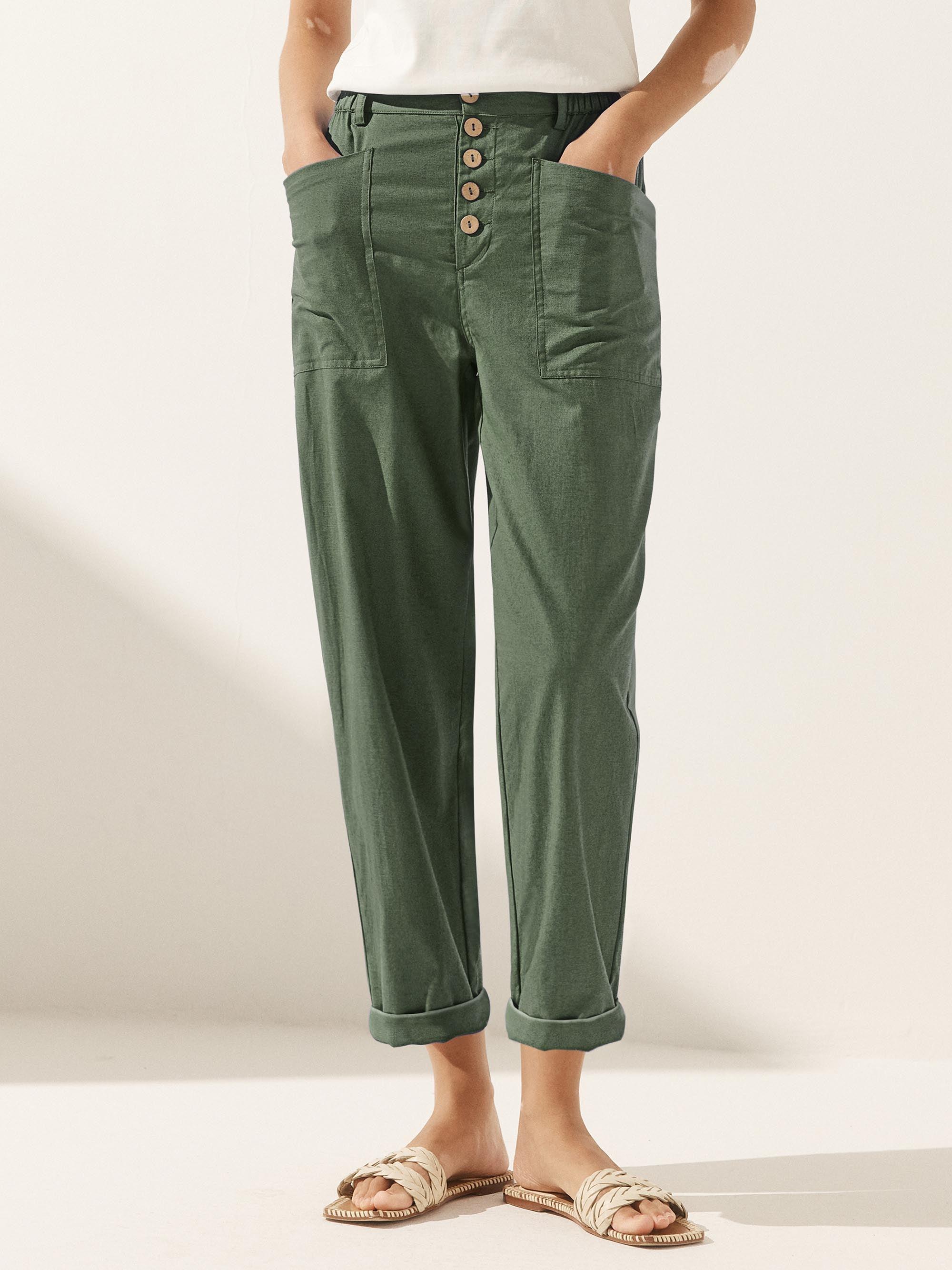 Comfortabele Linnen Broek (Dames)