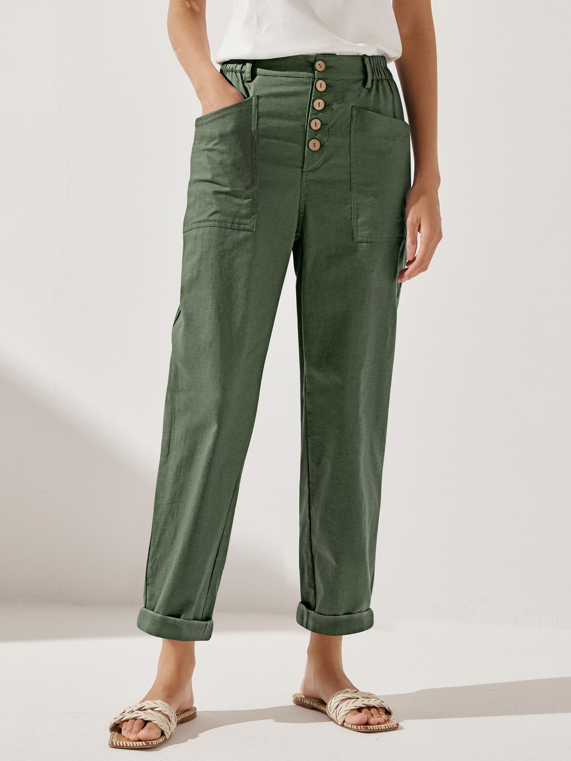 Comfortabele Linnen Broek (Dames)
