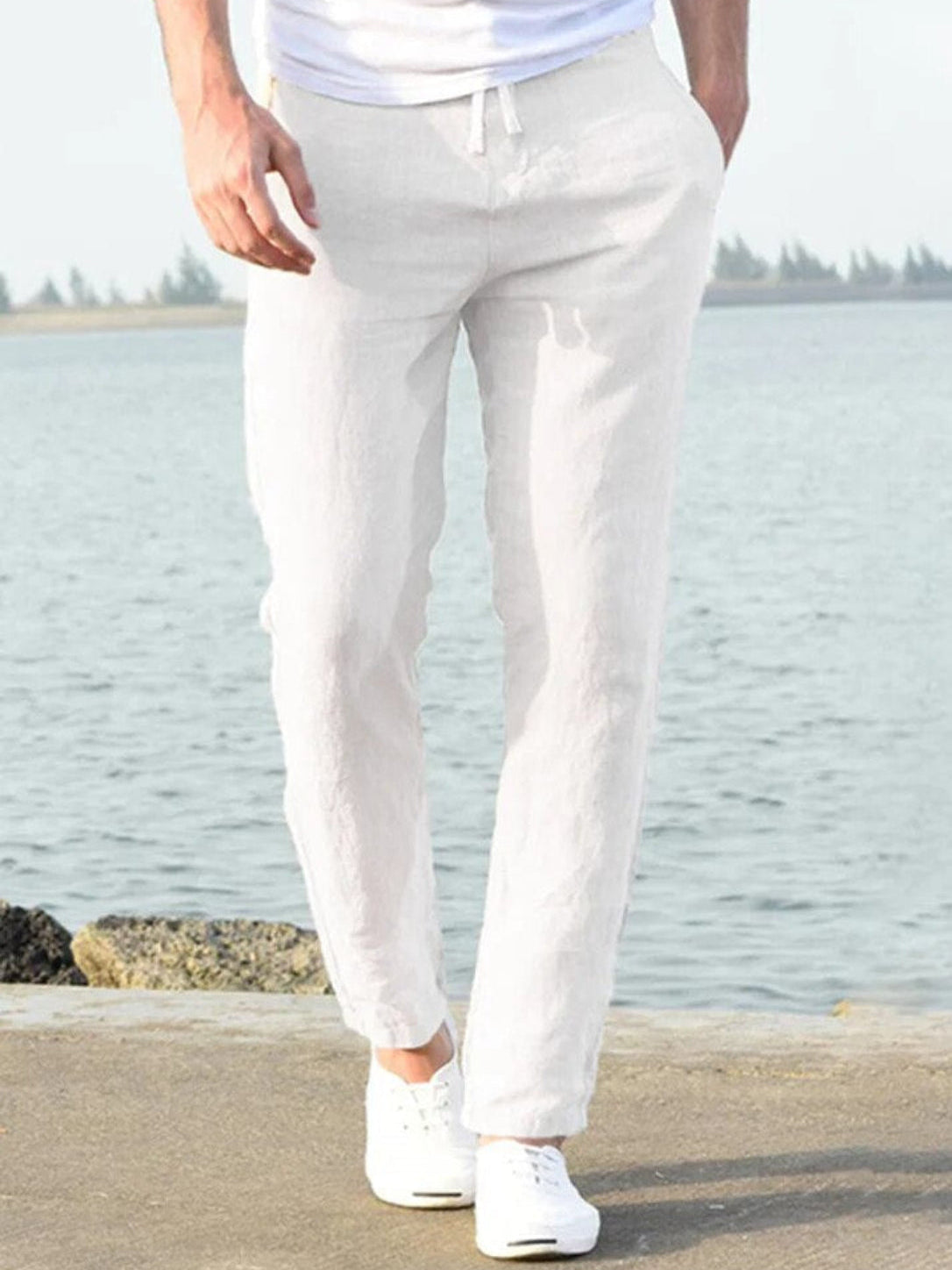 Linnen Broek voor Zomerse Dagen (Heren)
