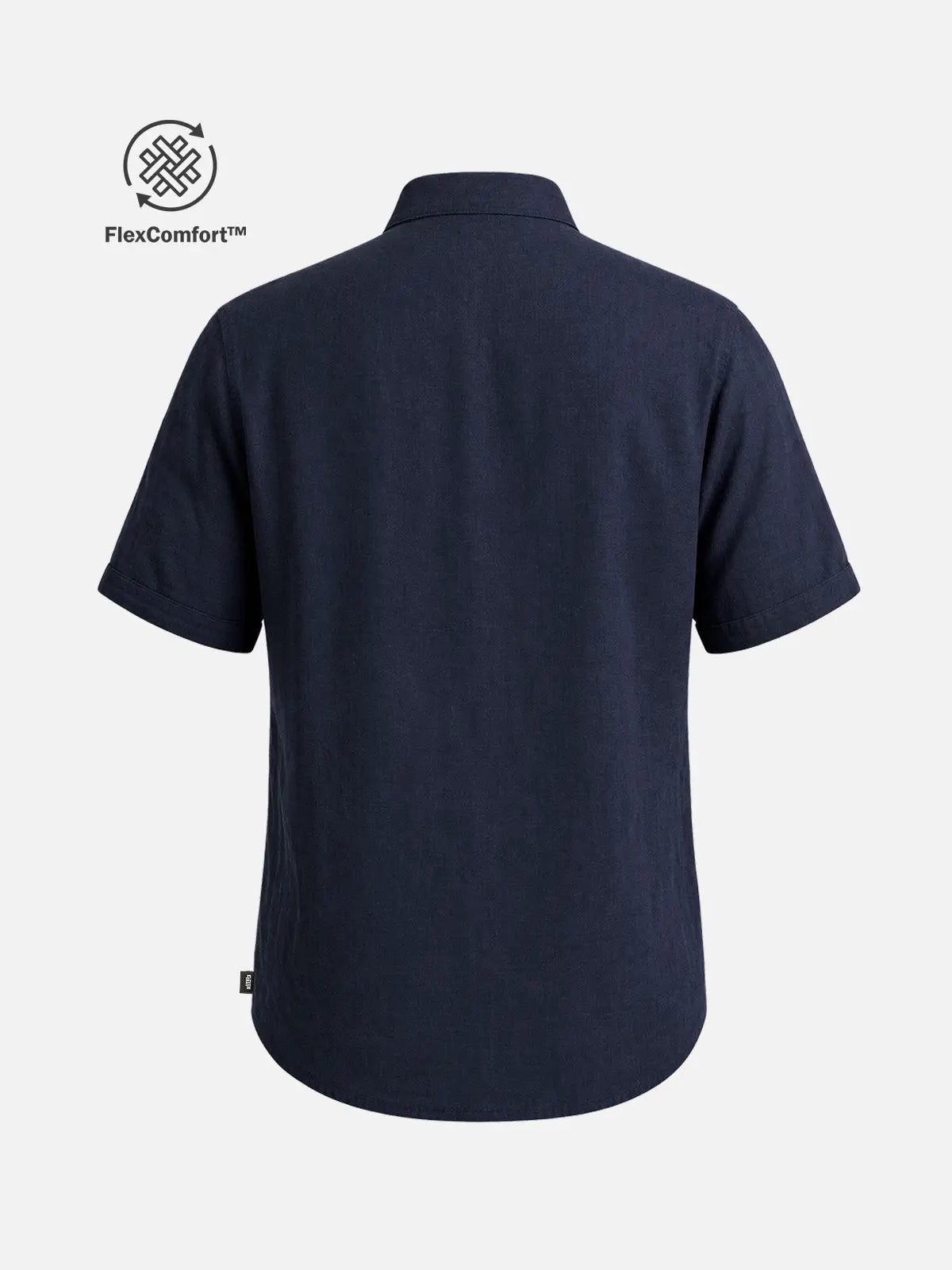 Linnen Katoenmix Overhemd Slim Fit (Heren)