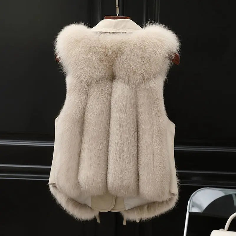 Luxe Imitatiebont Vest (Dames)