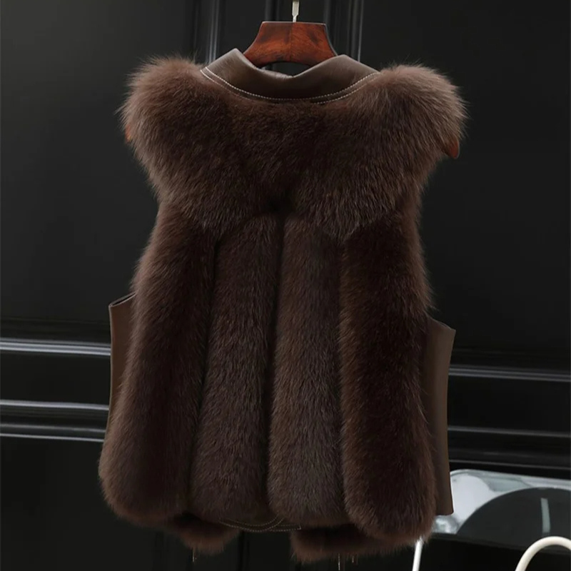 Luxe Imitatiebont Vest (Dames)