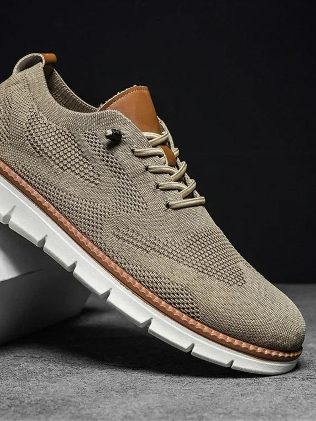 Comfortabele Schoenen van Ademend Leer (Heren)