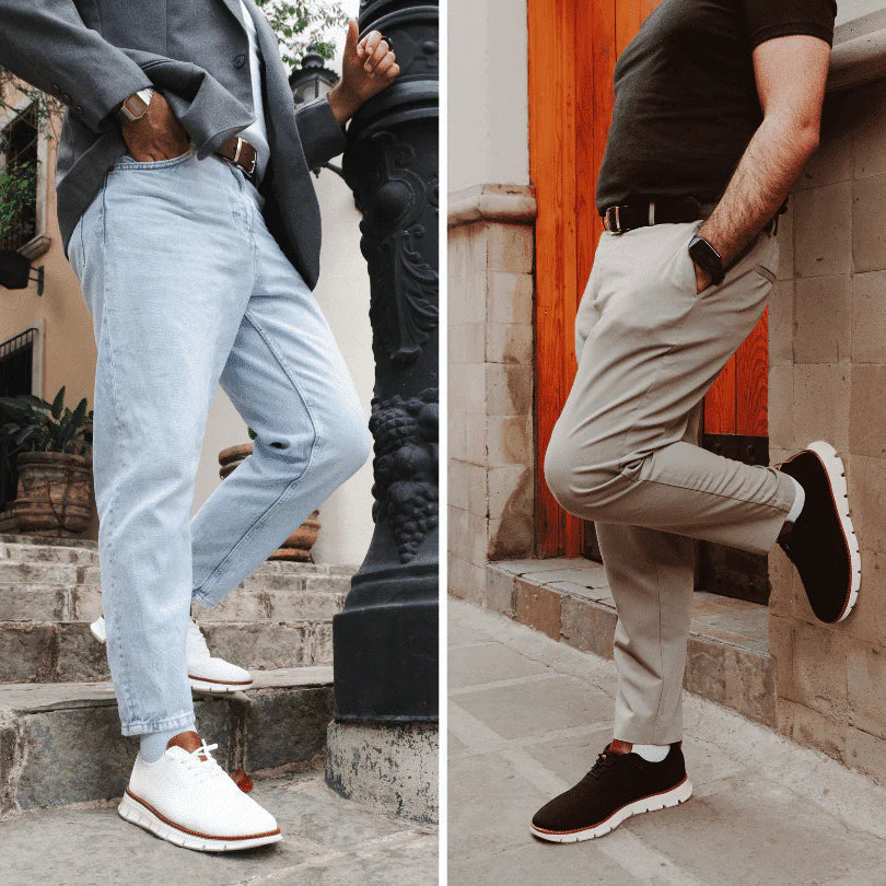 Comfortabele Schoenen van Ademend Leer (Heren)
