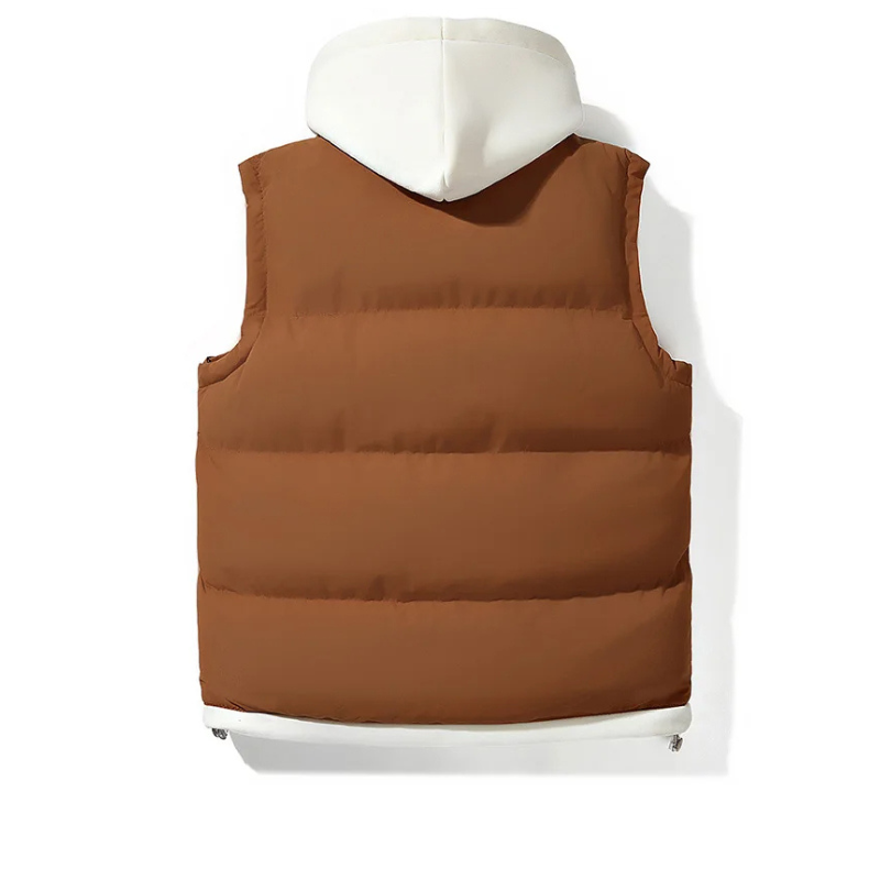 Softshell Puffer Vest Met Capuchon (Heren)