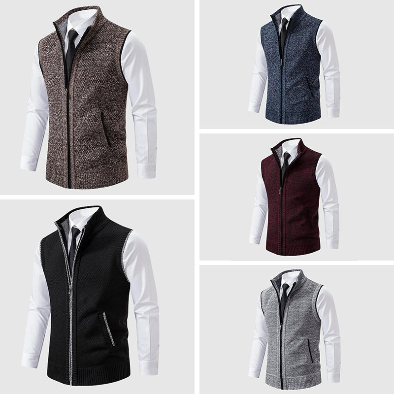 Mouwloos Slim Fit Vest (Heren)