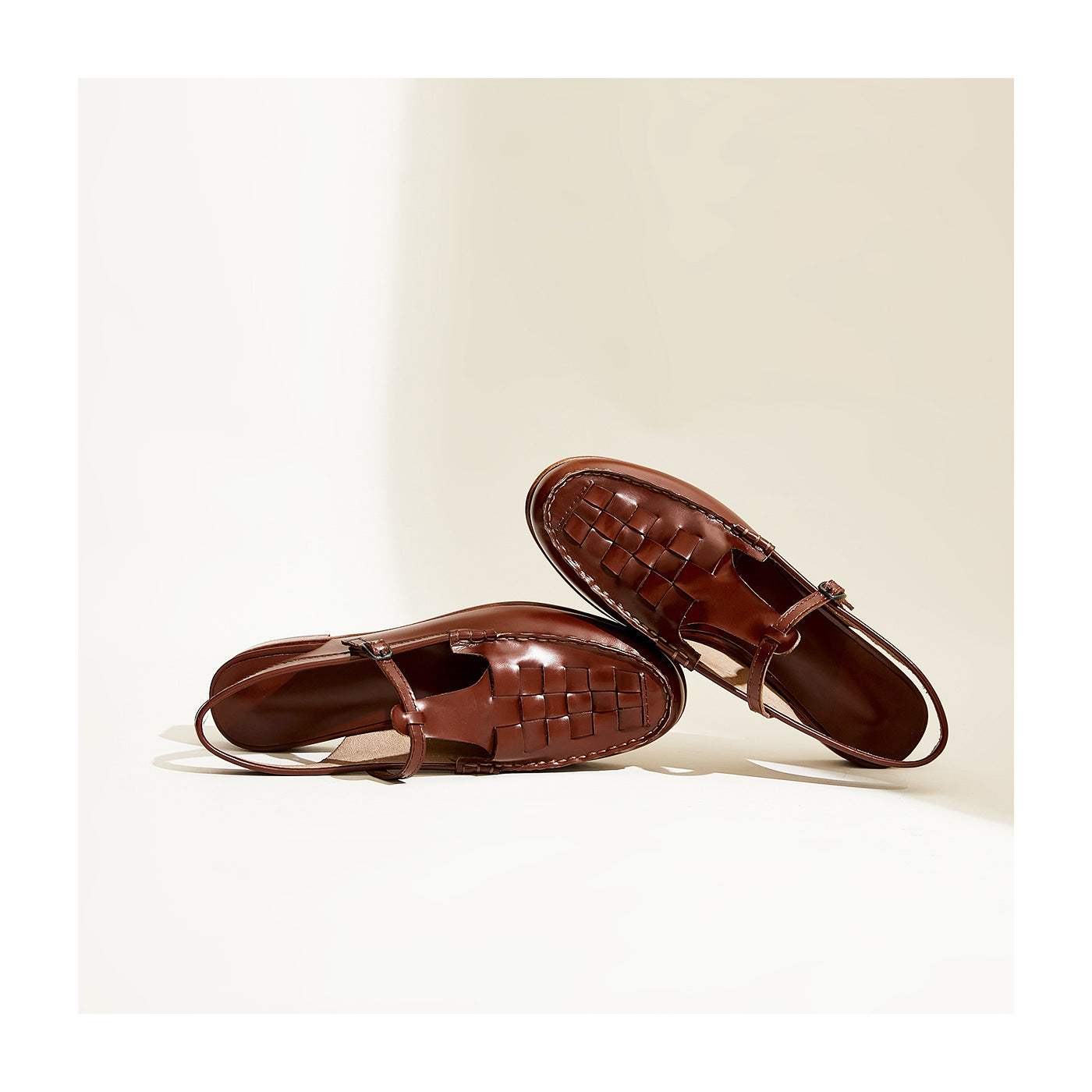 Leren Sandalen Met Orthopedische Inlegzolen (Dames)