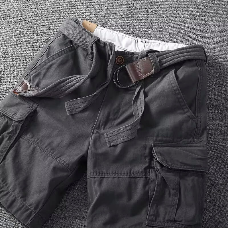Palermo Cargo Shorts - Adjustable Fit, Multi-Pockets, Cotton Blend Fabric 6