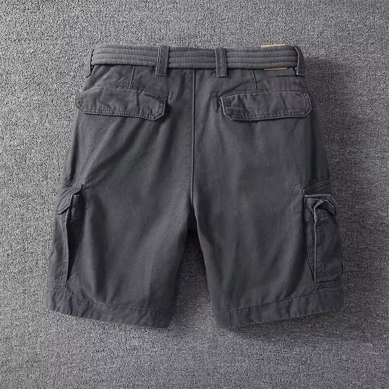 Palermo Cargo Shorts - Adjustable Fit, Multi-Pockets, Cotton Blend Fabric 7