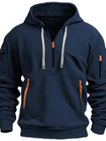 Hoodie met Comfortabele Pasvorm (Heren)