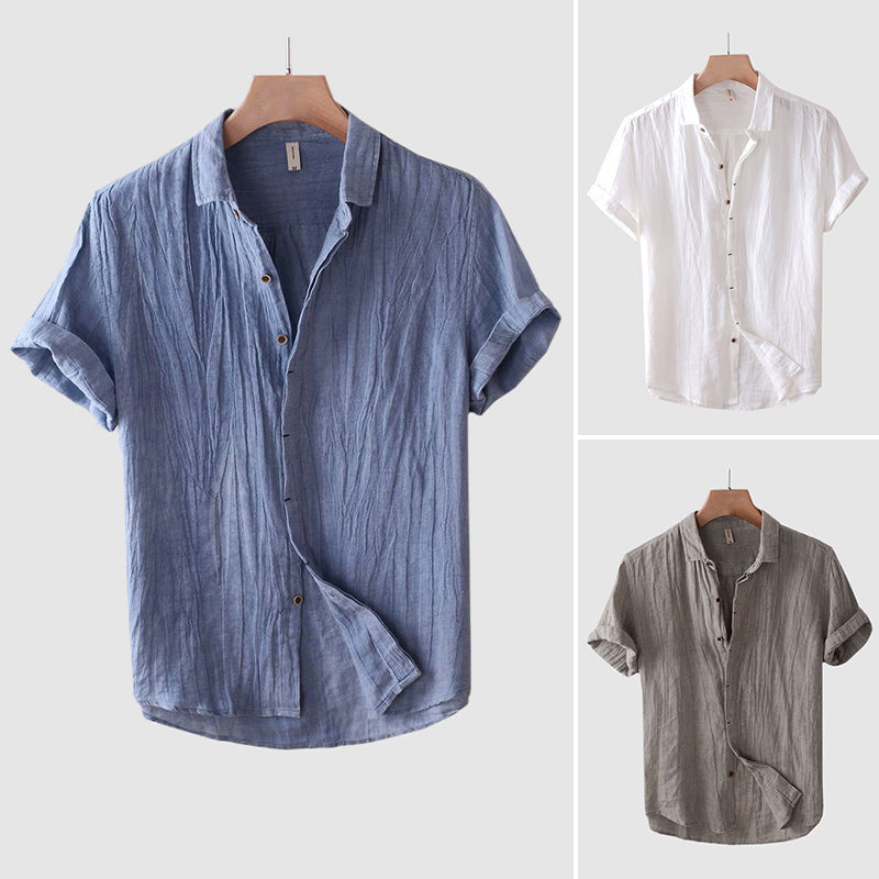 Theodore Willow - Lightweight Linen Button Down Shirt for Beach Outings 4