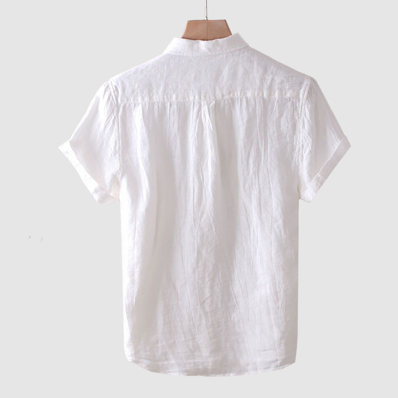 Theodore Willow - Lightweight Linen Button Down Shirt for Beach Outings 5