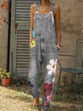 Spijker Jumpsuit Mouwloos (Dames)