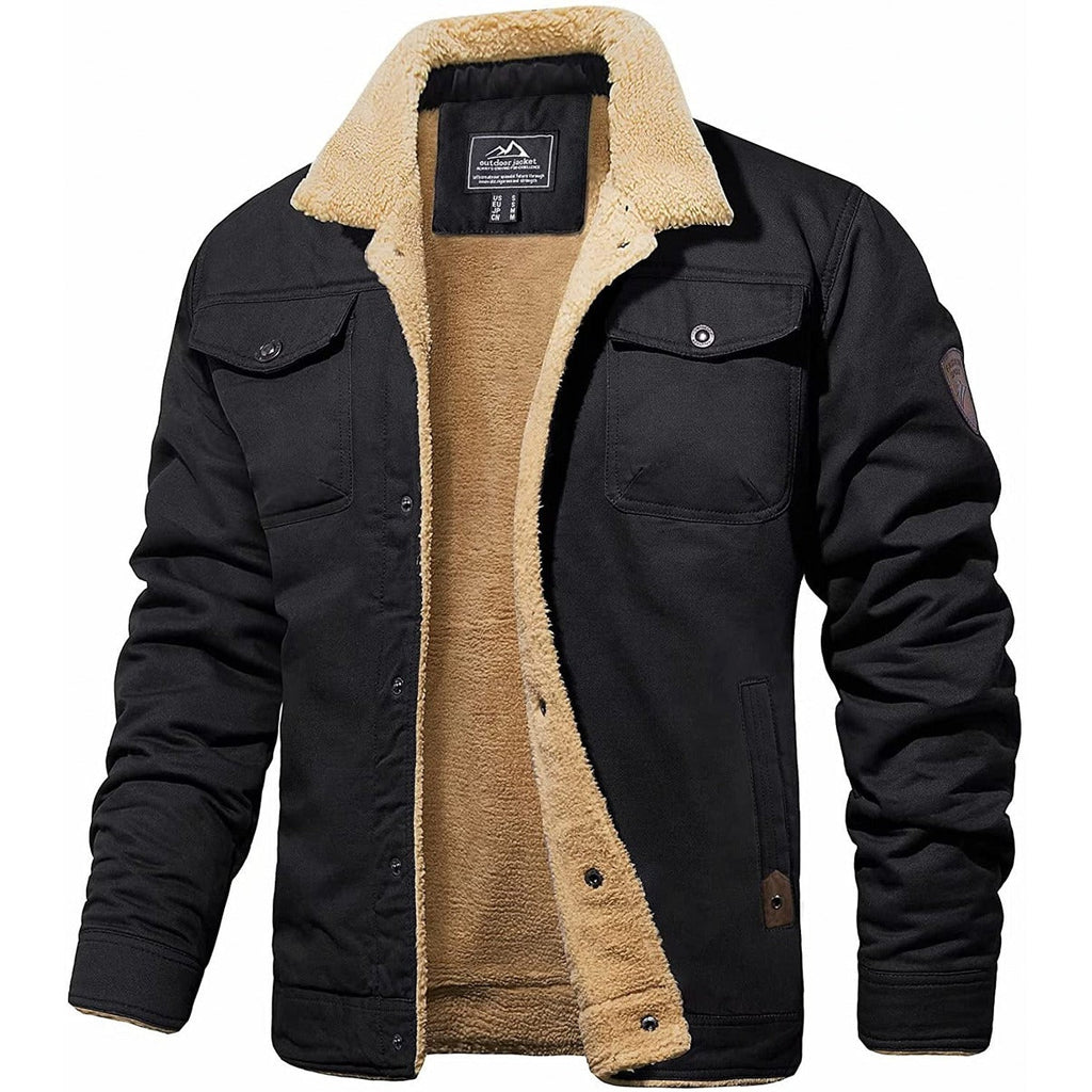 Comfortabele Sherpa Winterjas (Heren)