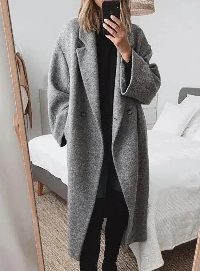 Lange Jas met Relaxed Fit (Dames)